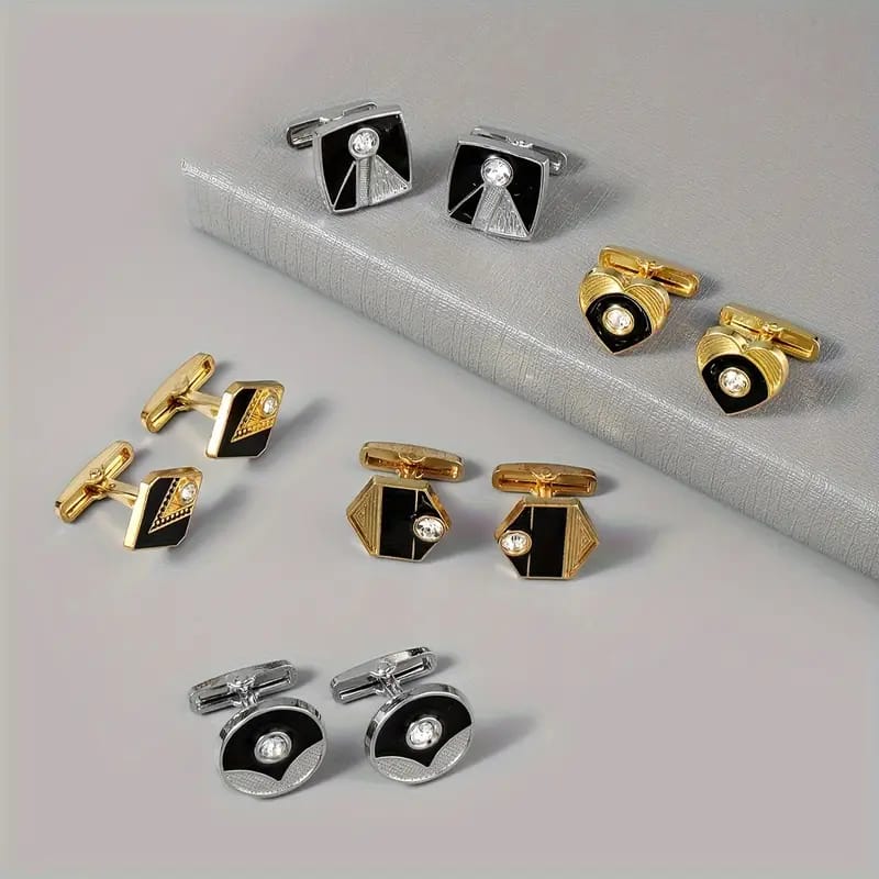 12 Piece Different Cufflinks