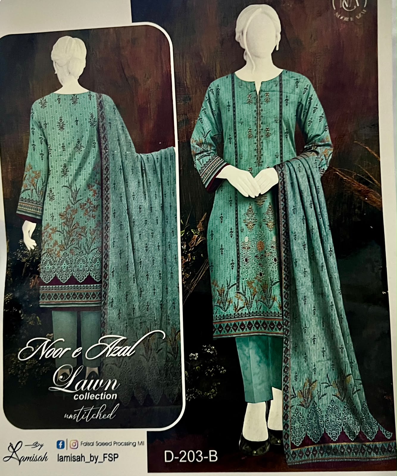 Noor e Azal Lawn 2026 Collection