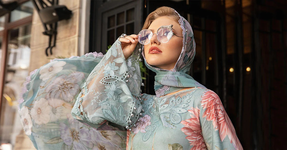 Maria-B Mprint Lawn Stitching
