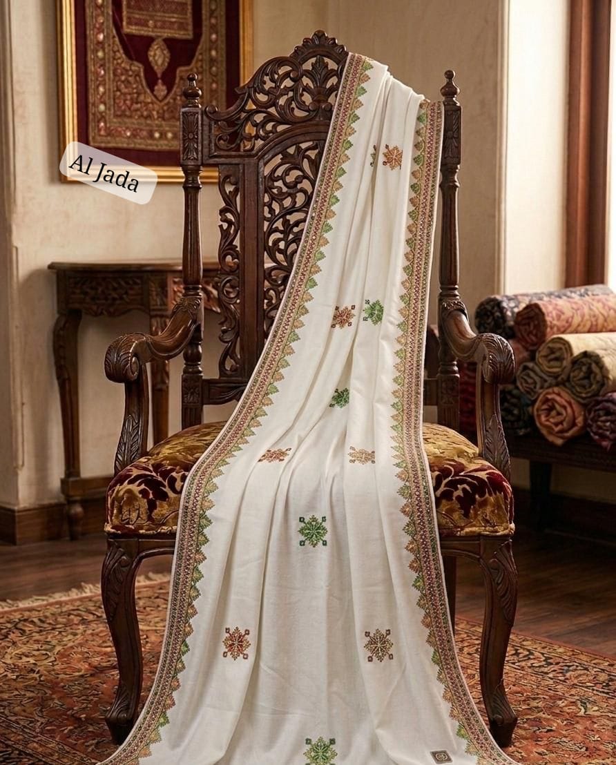 Chicha border swiss lawn embroidery