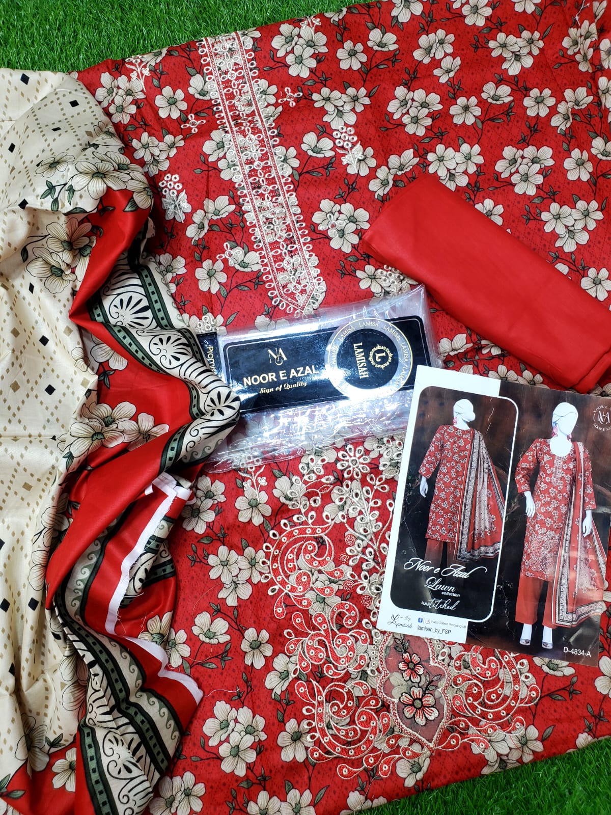 NooR Azal Embroidered 3 Pcs Collection