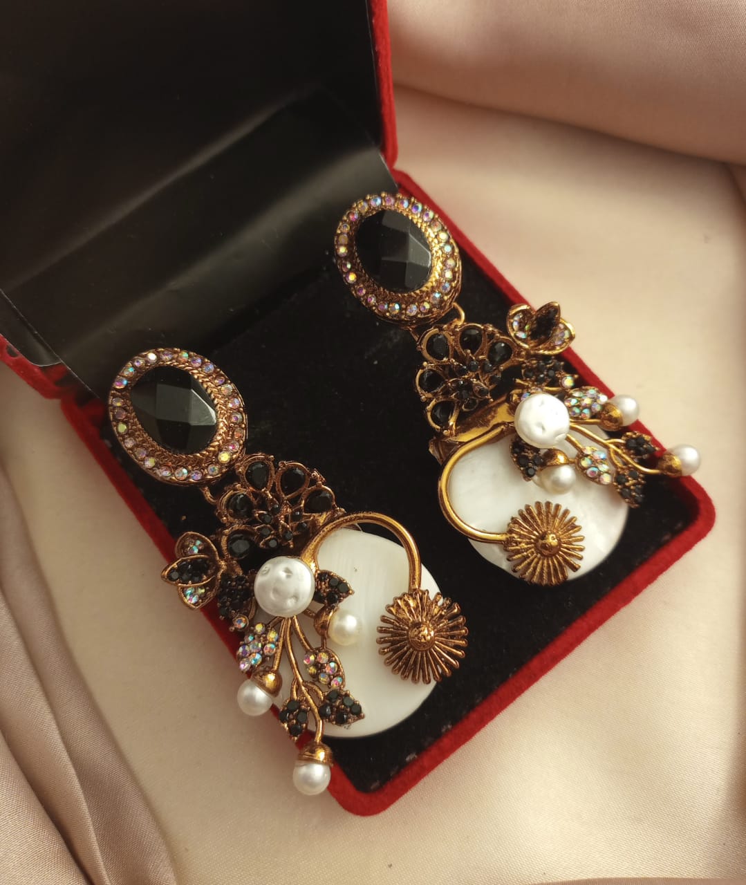 Fancy Stone Work Earrings