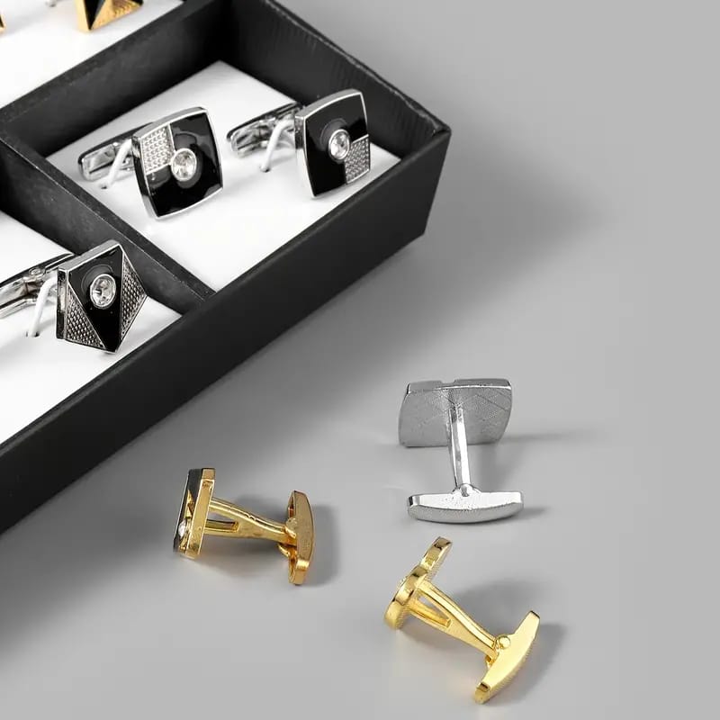 12 Piece Different Cufflinks