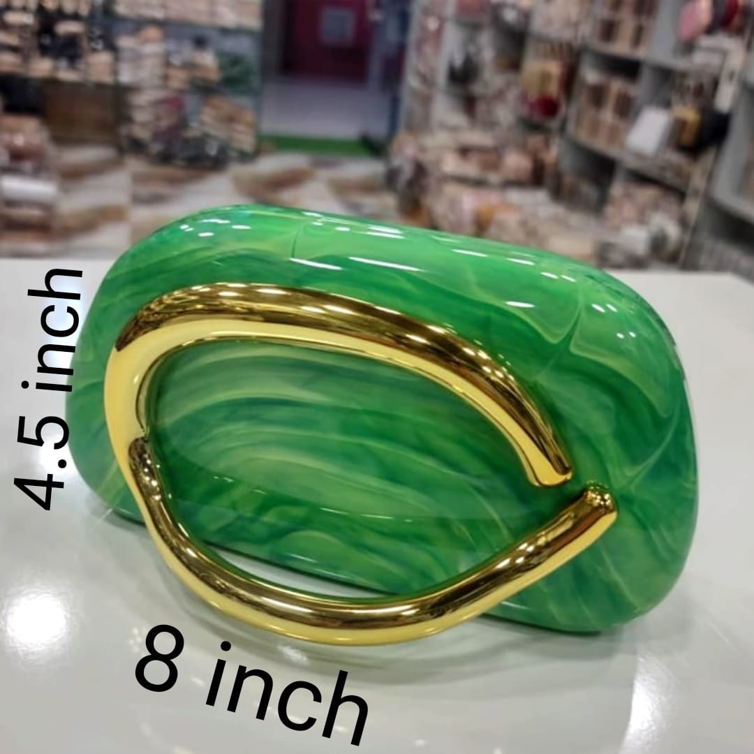 Women Wedding Ladies Clutch Purse marble Luxury