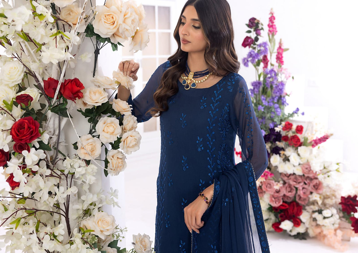 Bahar Ready to Wear Festive Stitched Chiffon