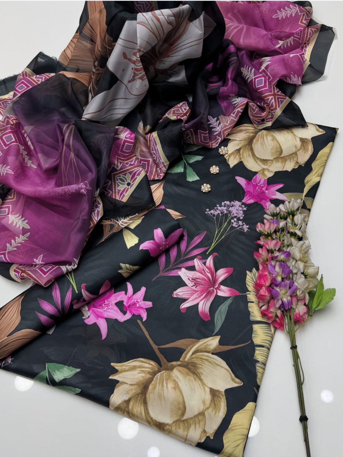 Floral Digital Printed