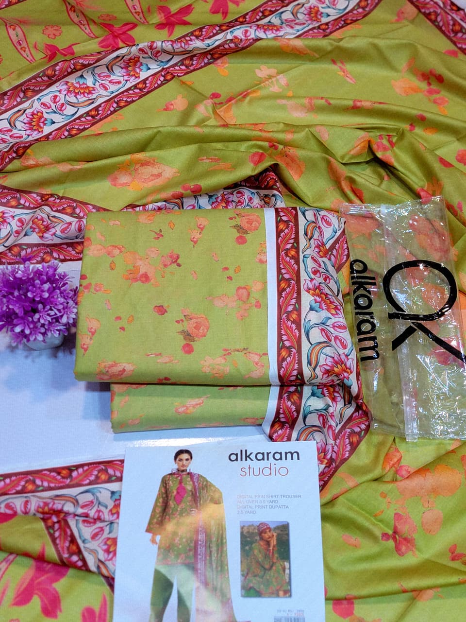 Mix Brand 3 Pcs Lawn Printed Suit