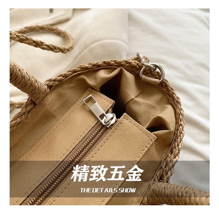 Handmade Jute Straw Crossbody Handbags