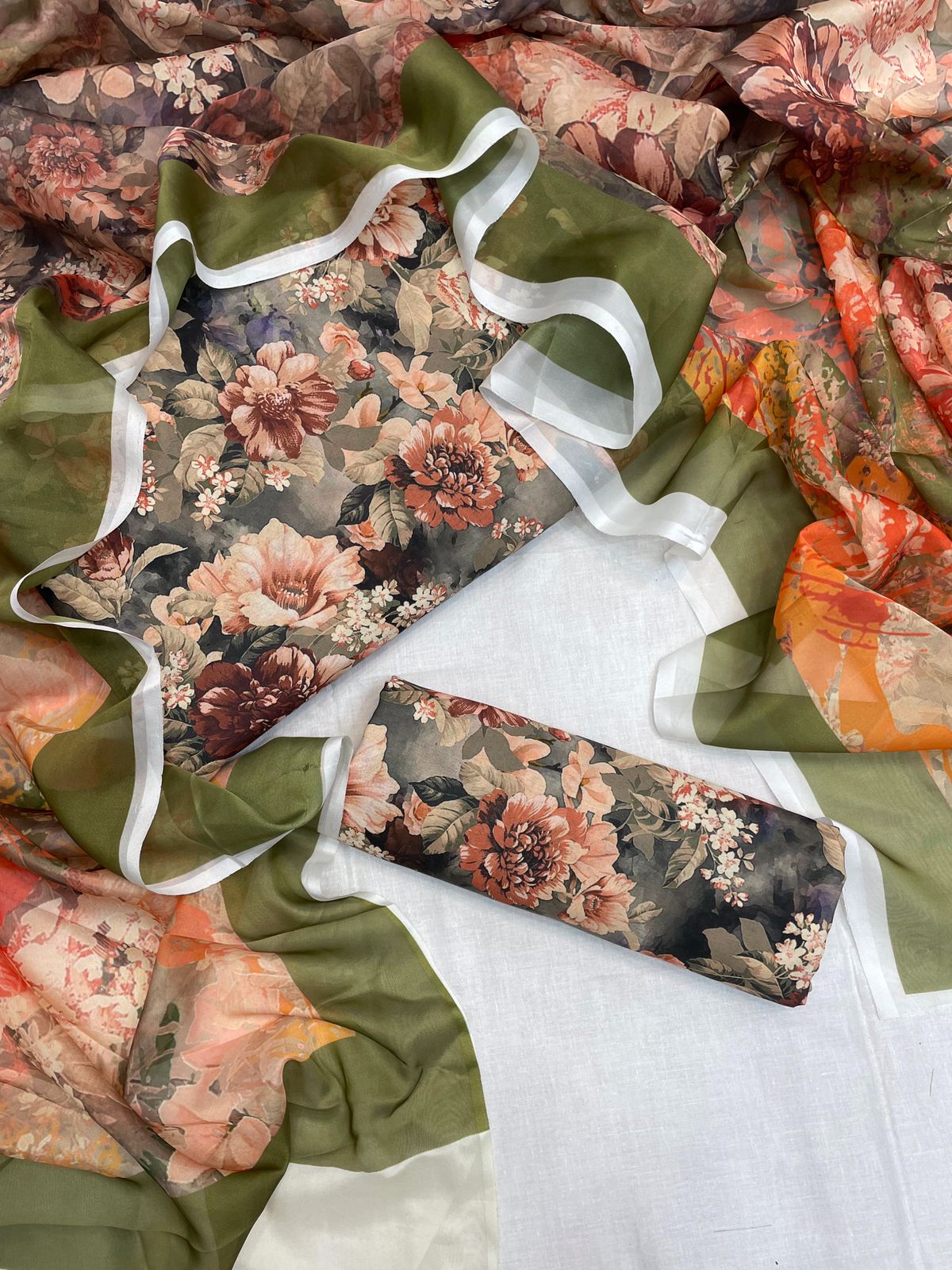 Floral Digital printed