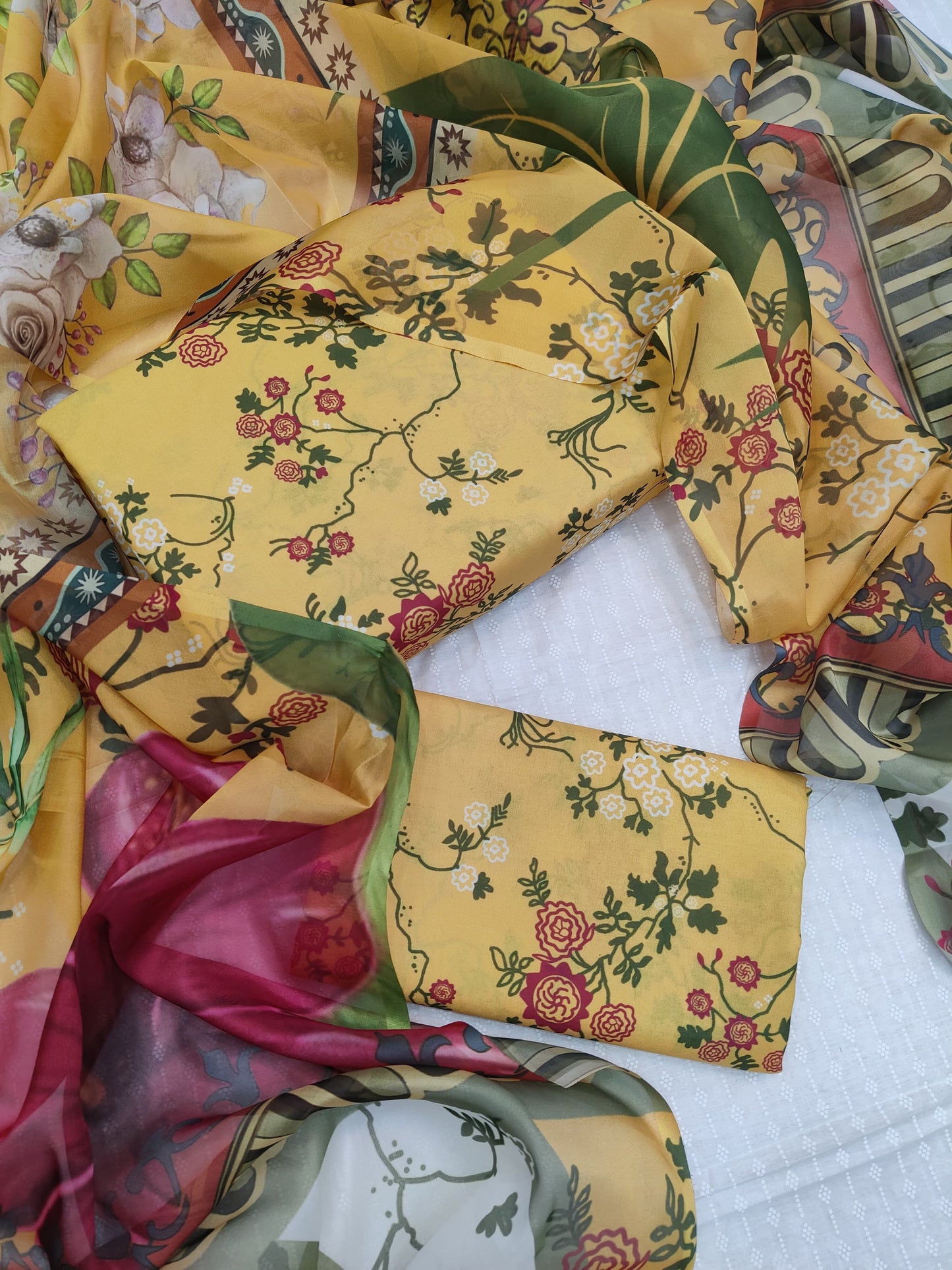 Floral Digital printed