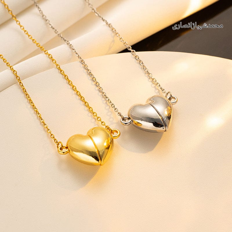 Magnet Heart Loket Chain