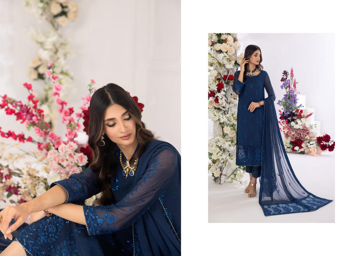 Bahar Ready to Wear Festive Stitched Chiffon