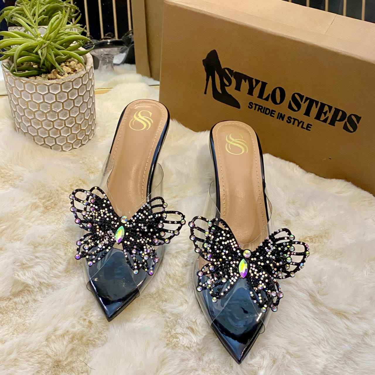Prism Wings Transparent Heels