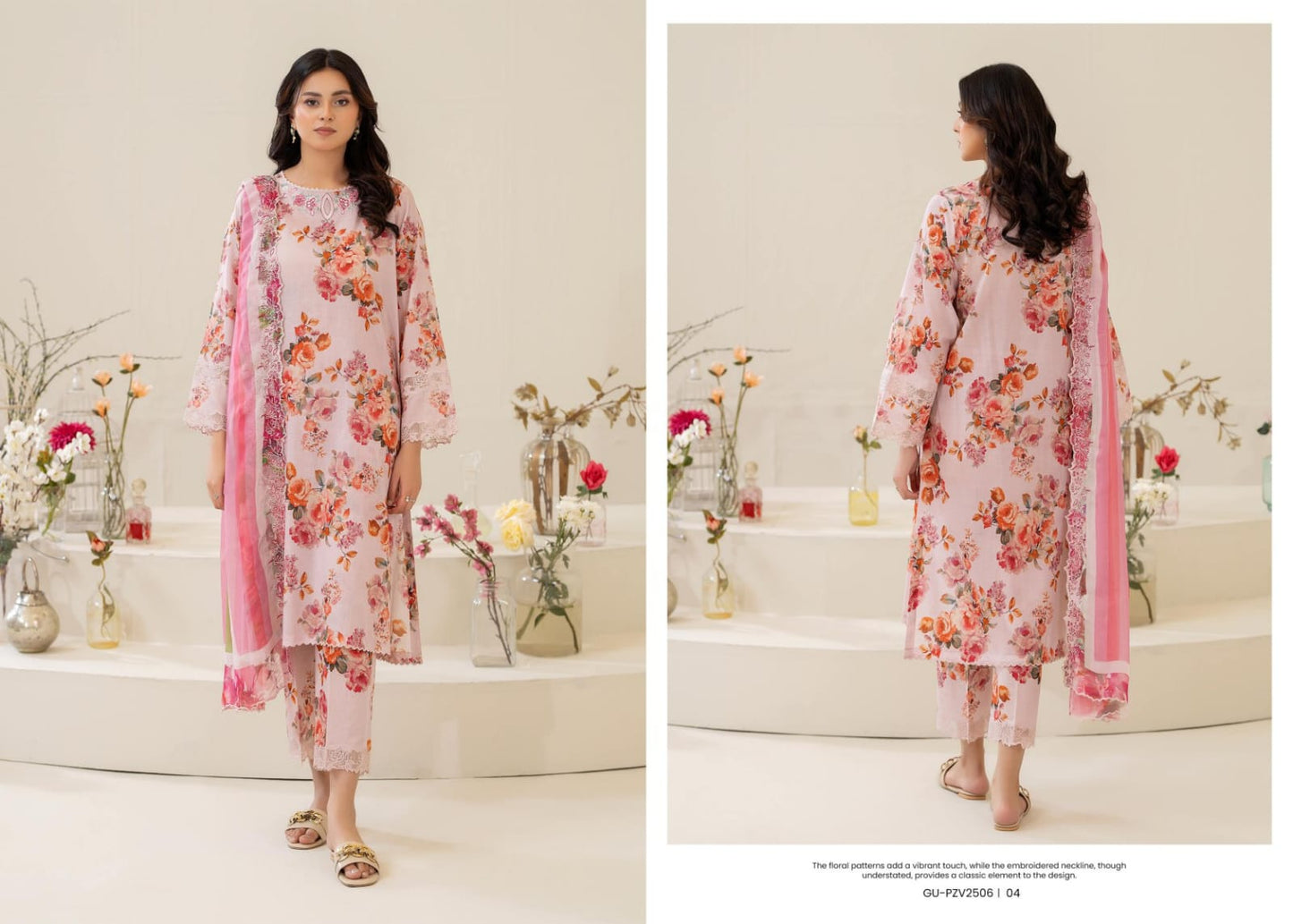 ZIVA EMBROIDERED LAWN