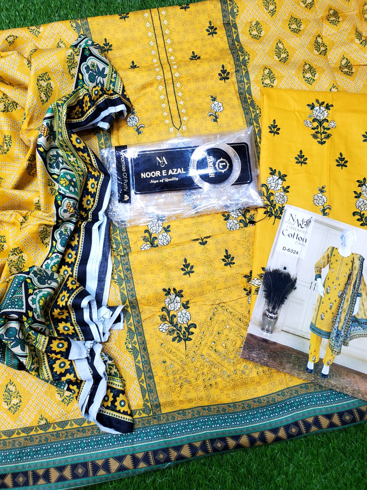 NooR Azal Embroidered 3 Pcs Collection