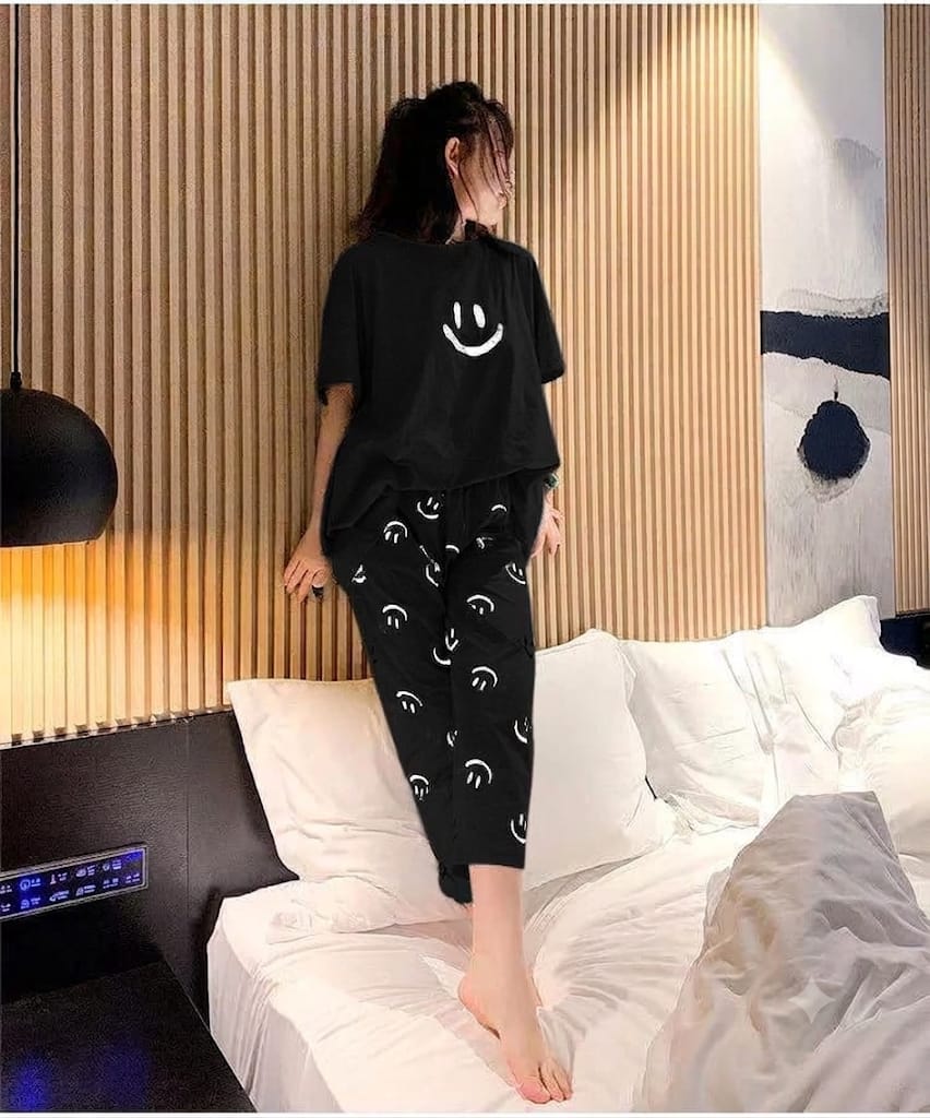 Printed design Night Suit