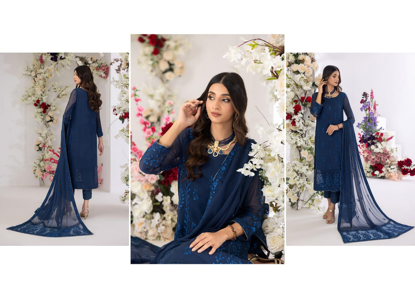 Bahar Ready to Wear Festive Stitched Chiffon