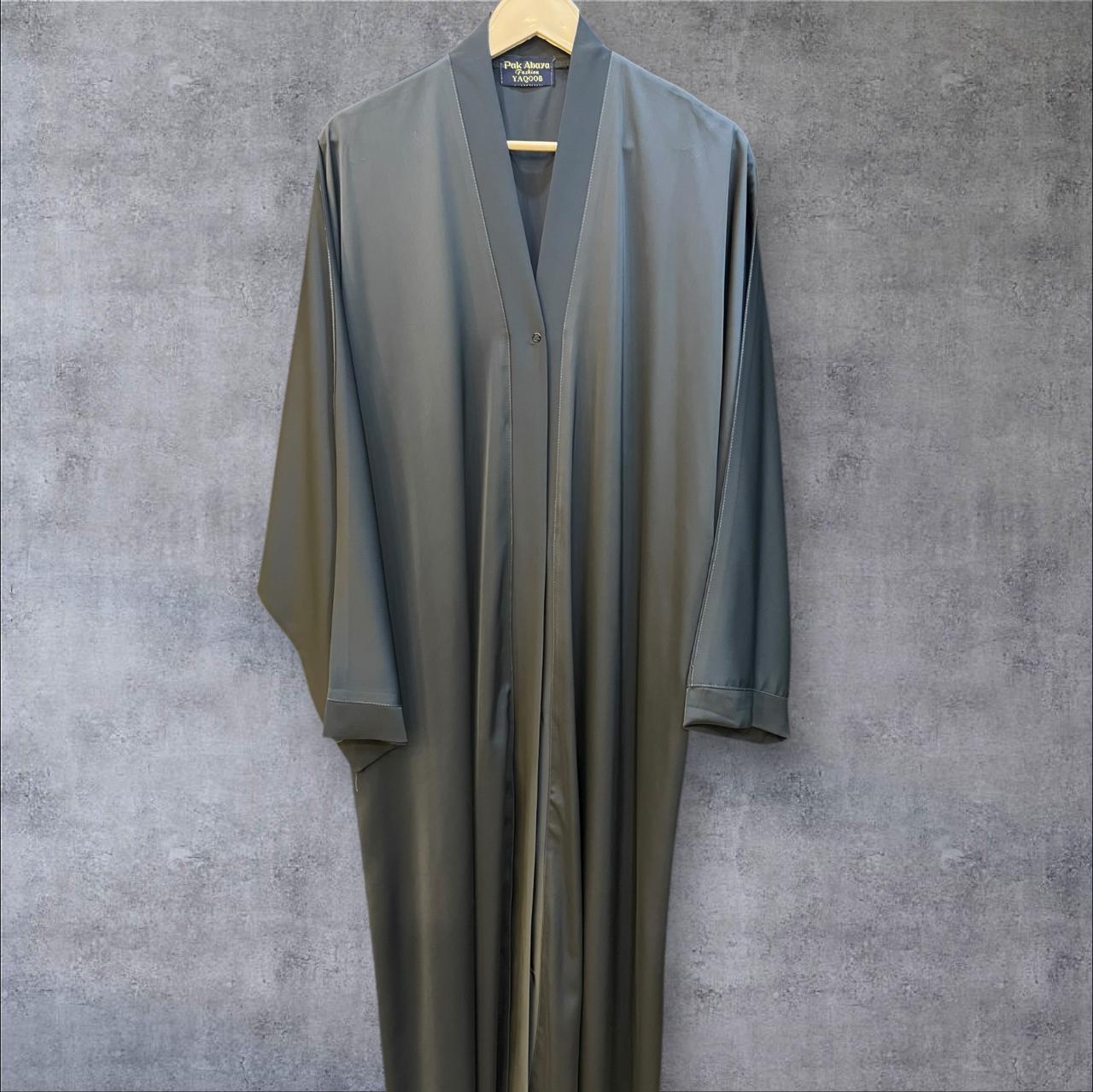 Highneck frontopen abaya