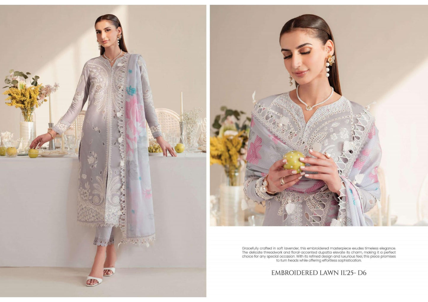 Jazmin presents Iris Embroidered Luxury Eid Lawn