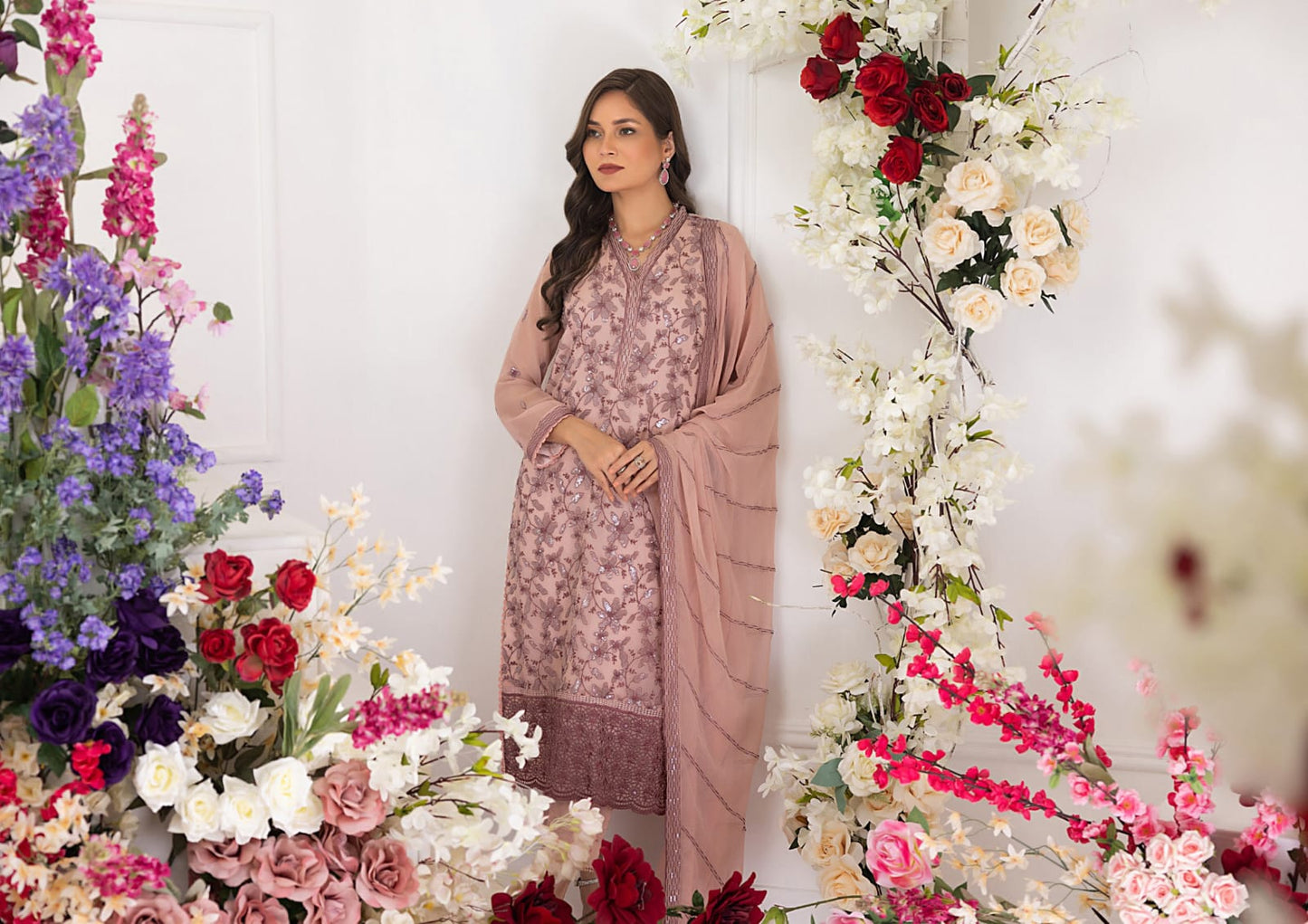 Bahar Ready to Wear Festive Stitched Chiffon
