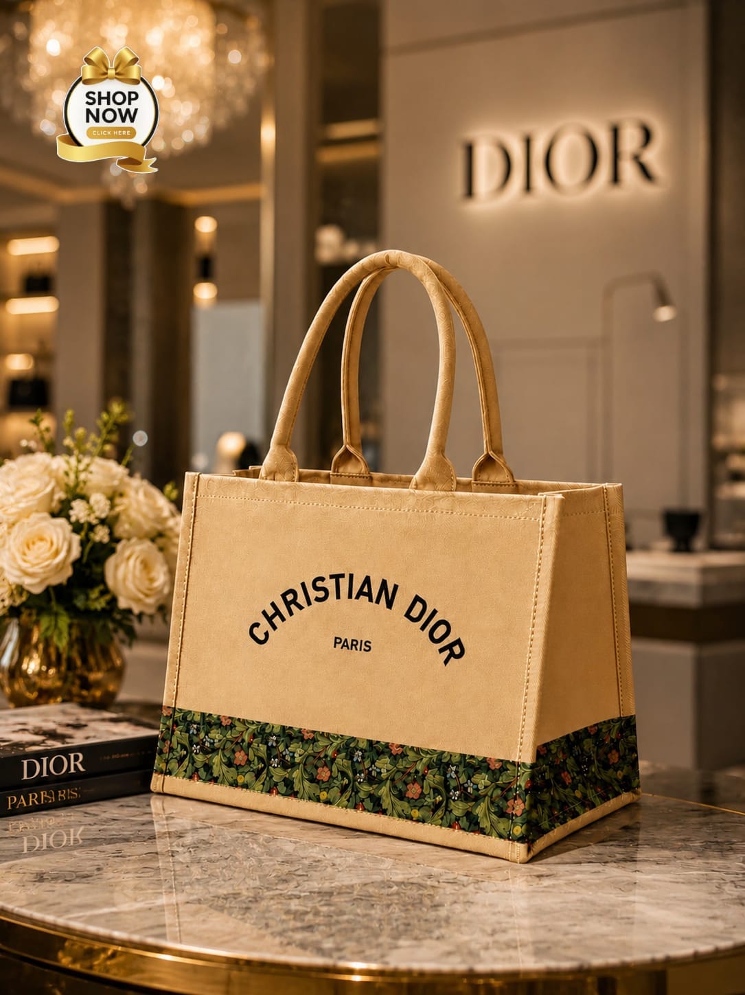 Christian Dior Big Size Tote Bag