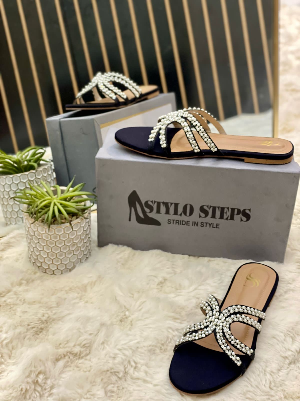 Pearl Elegance Flats