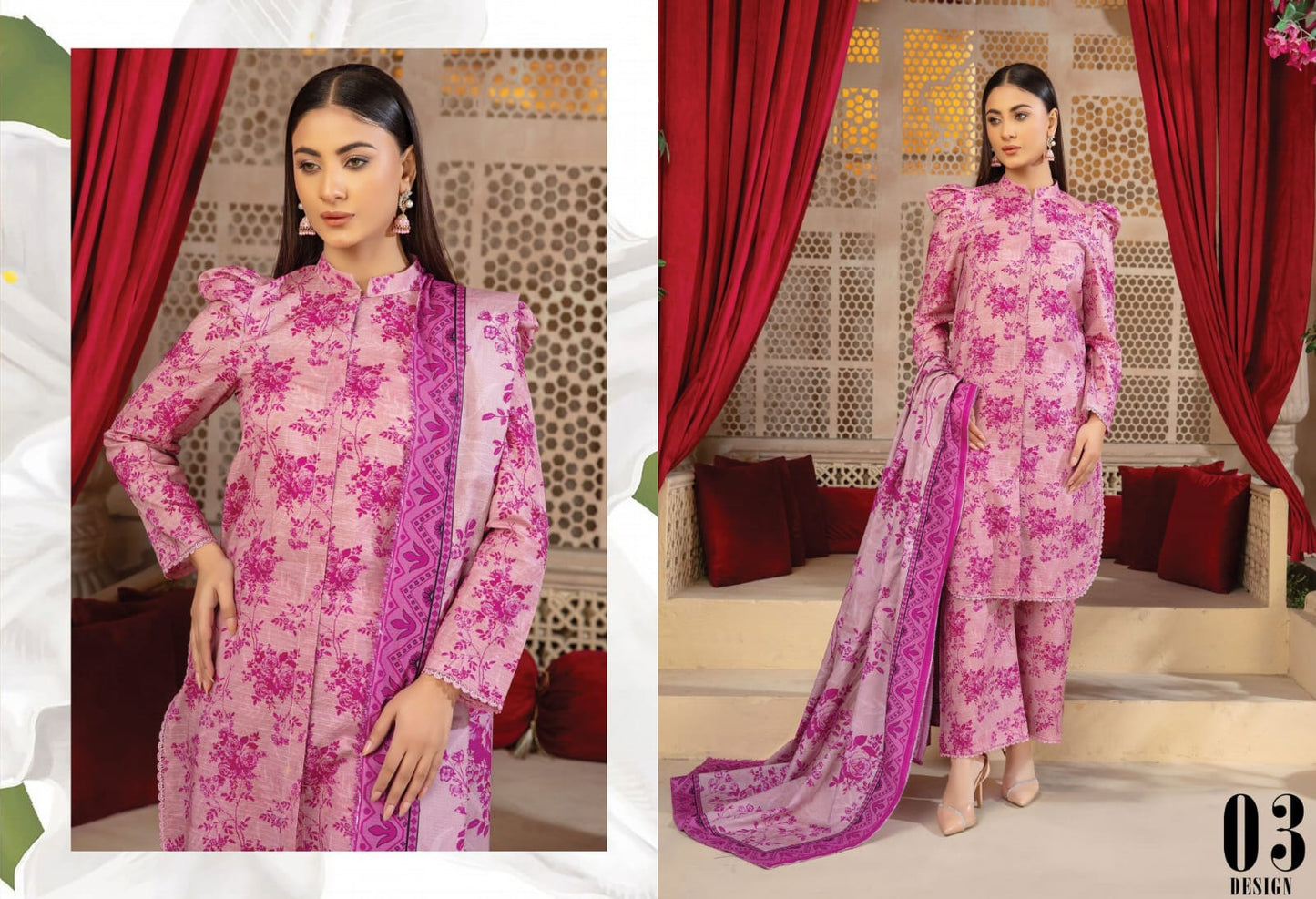 Orchid BiN Naeem Bana Dora Luxury Lawn