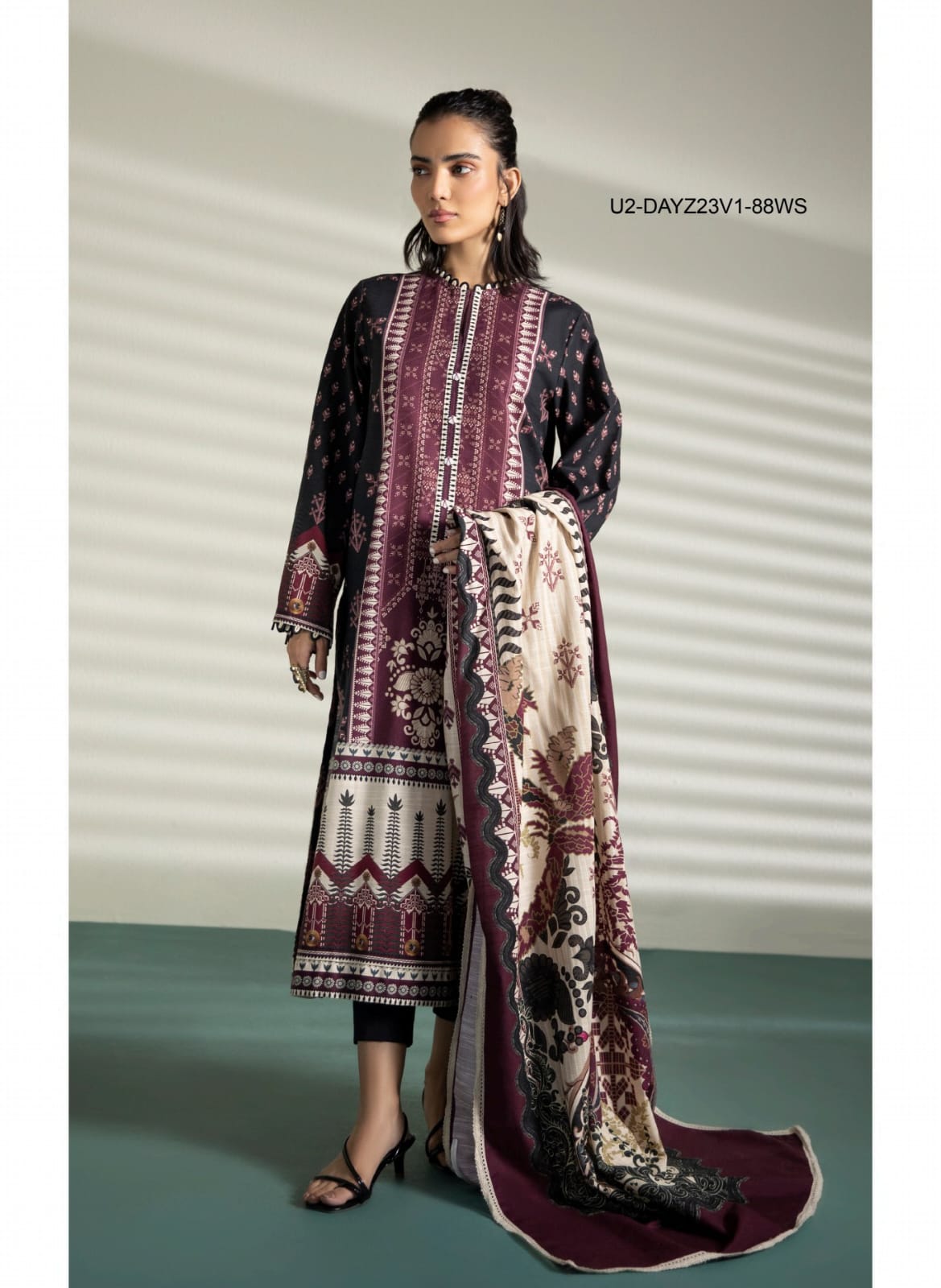Sapphire 3 Pcs Summer Lawn Collection