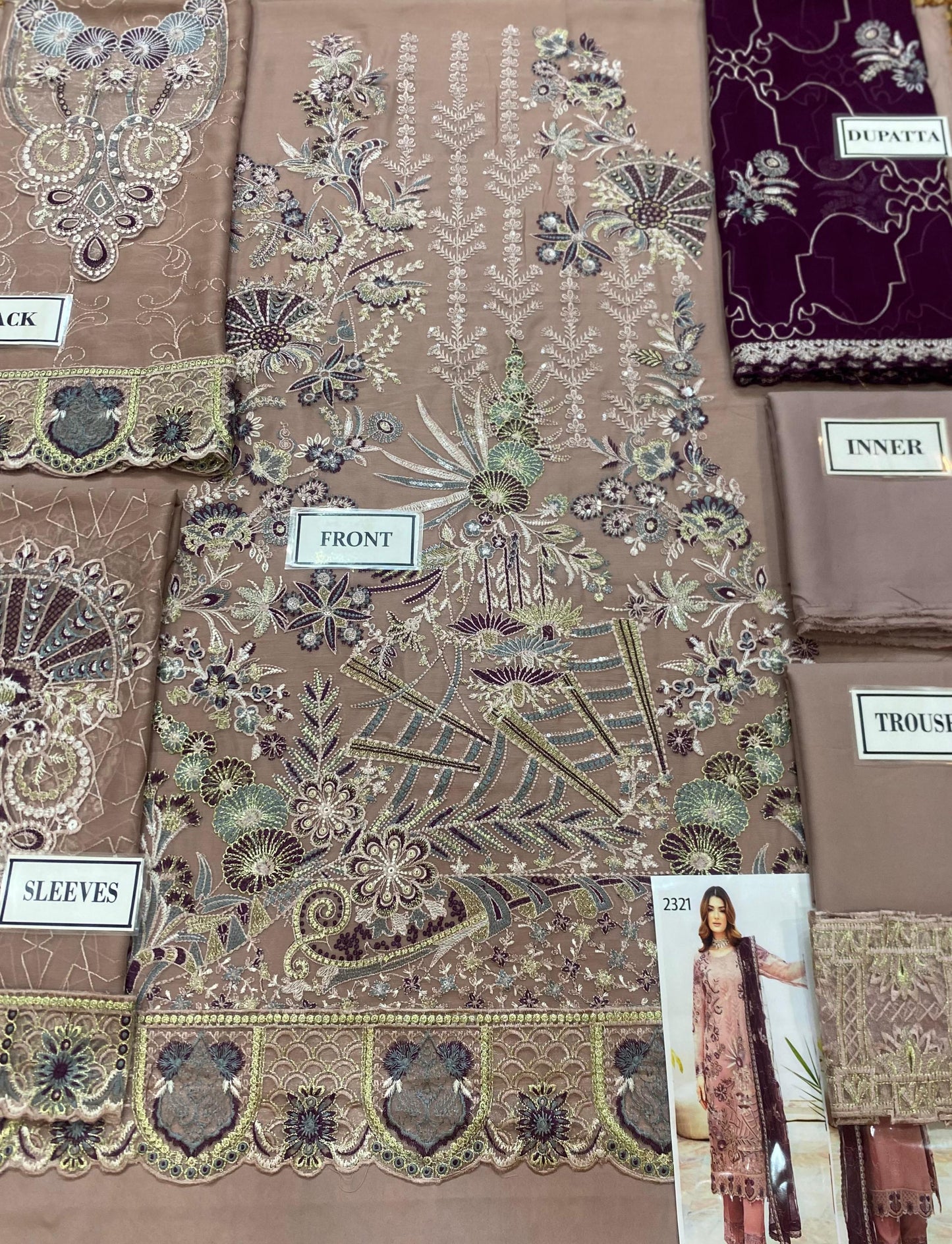 Ramsha Chiffon Embroidered Collection