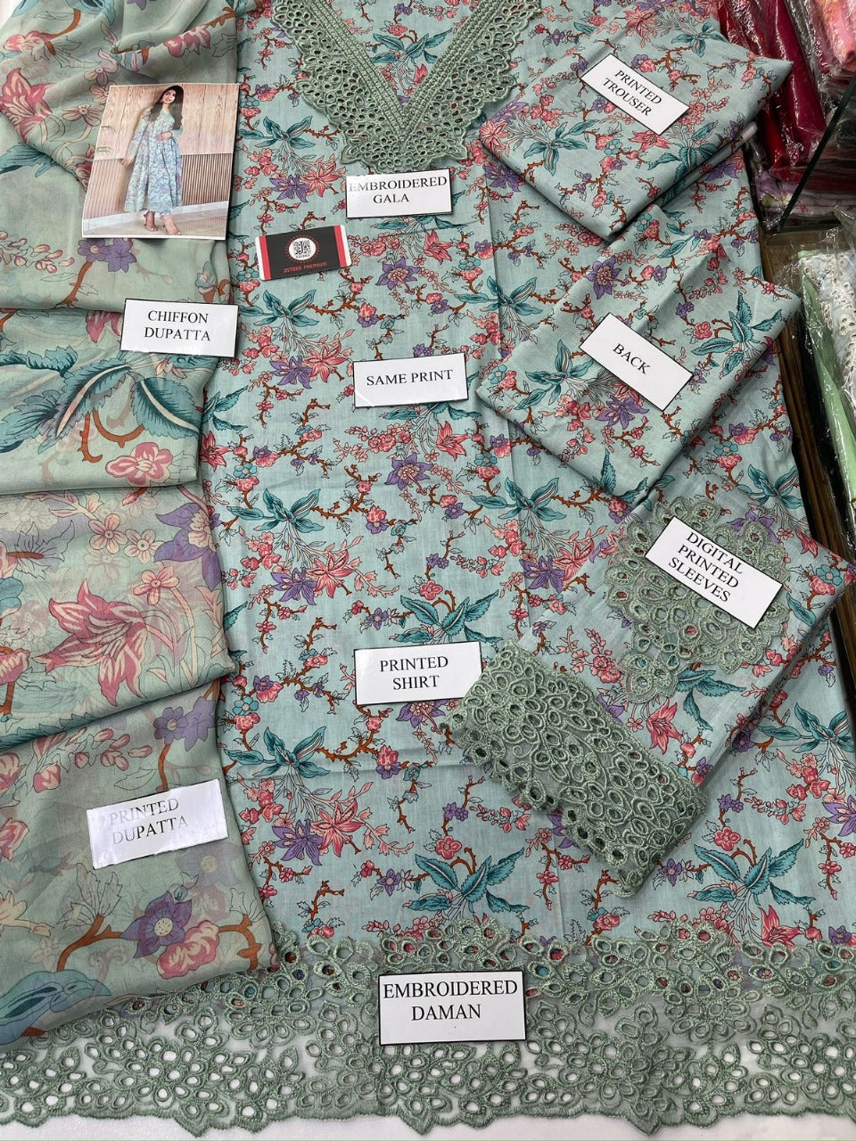 IZNIK Printed Lawn Collection