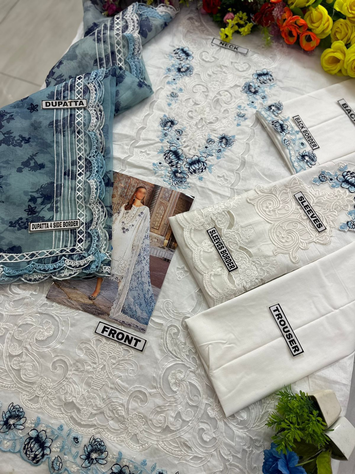 MARIA-B LAWN DIGITAL ORGANZA