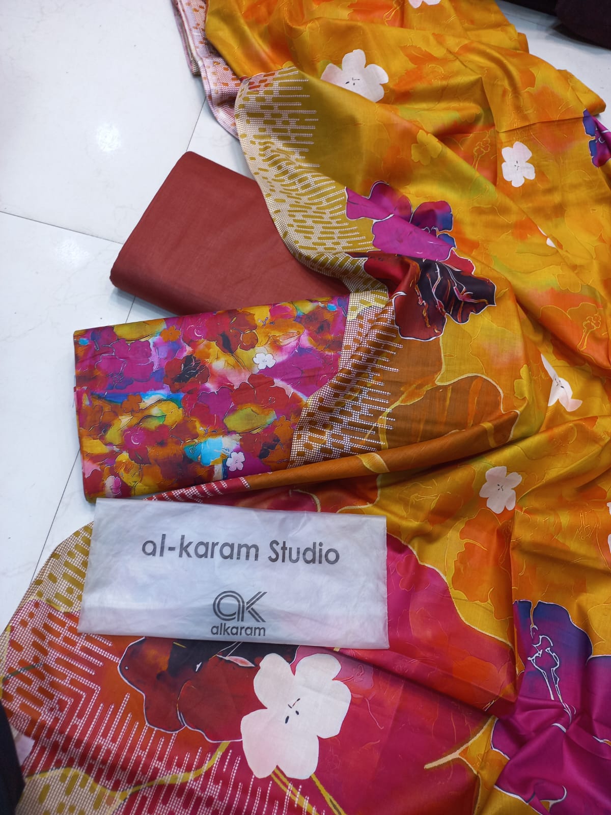 Al-Karam Kasturi Cotton Printed
