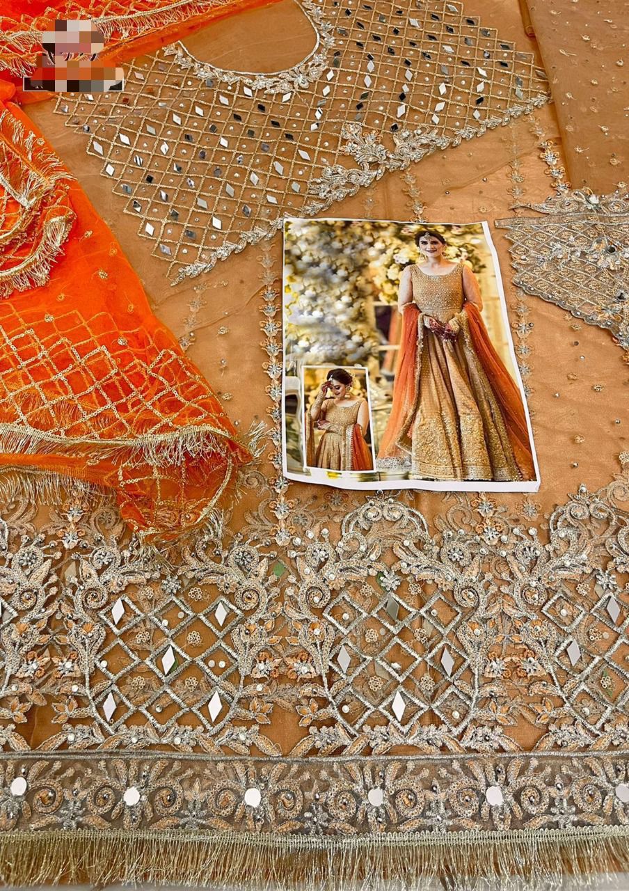 PARTY WEAR FROCK WORN BY AIMAN KHAN