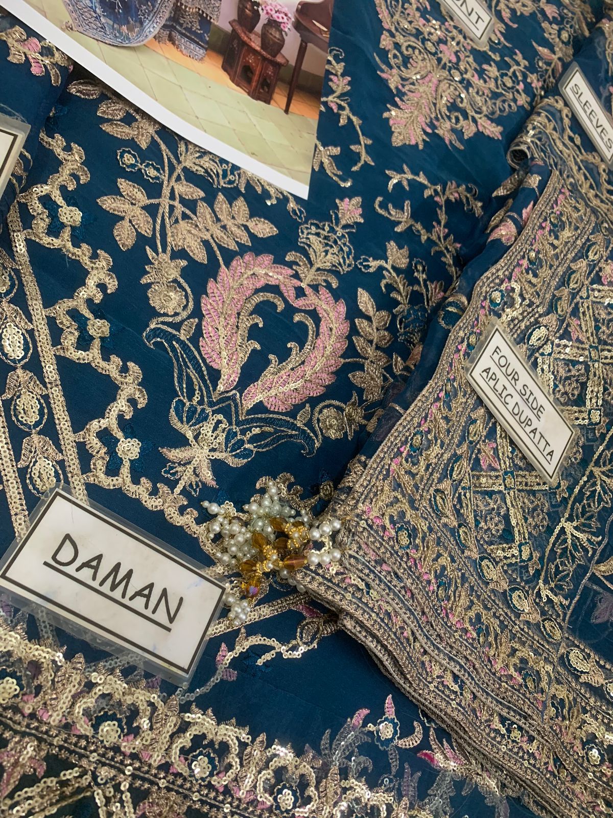 Faiza Saqlain Luxuxy Organza