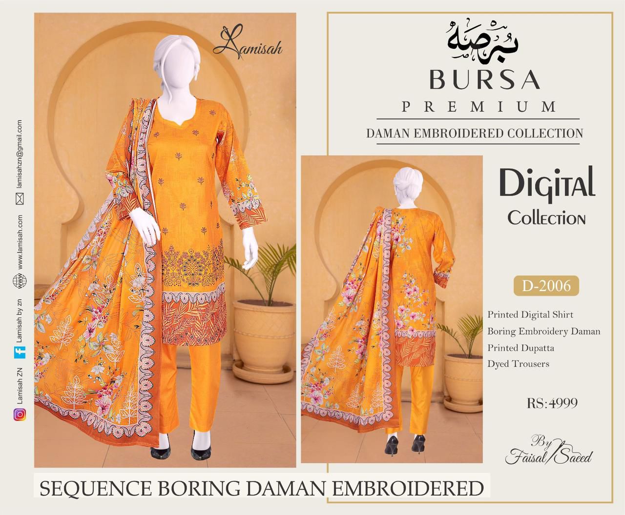 BURSA Embroiderd Collection