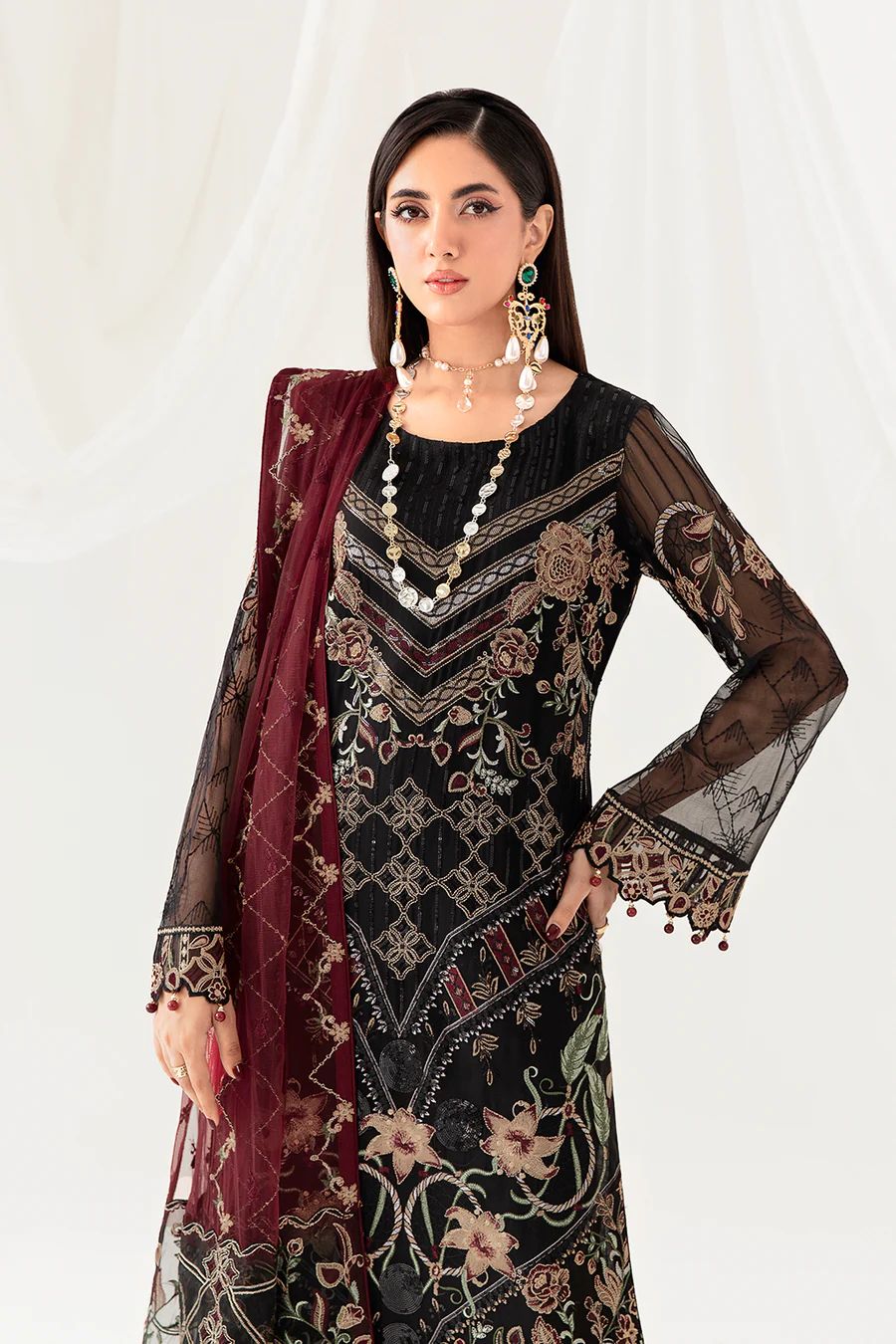 Ramsha Chiffon Embroidered Collection