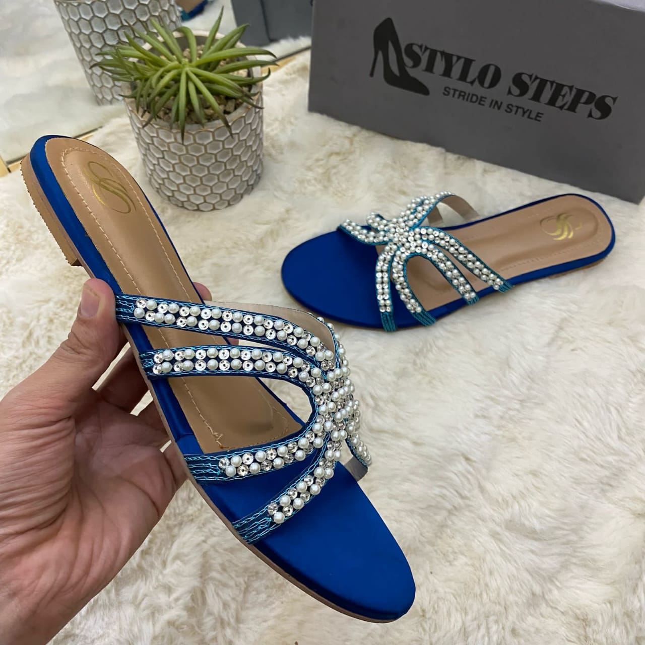 MD Pearl Elegance Flats