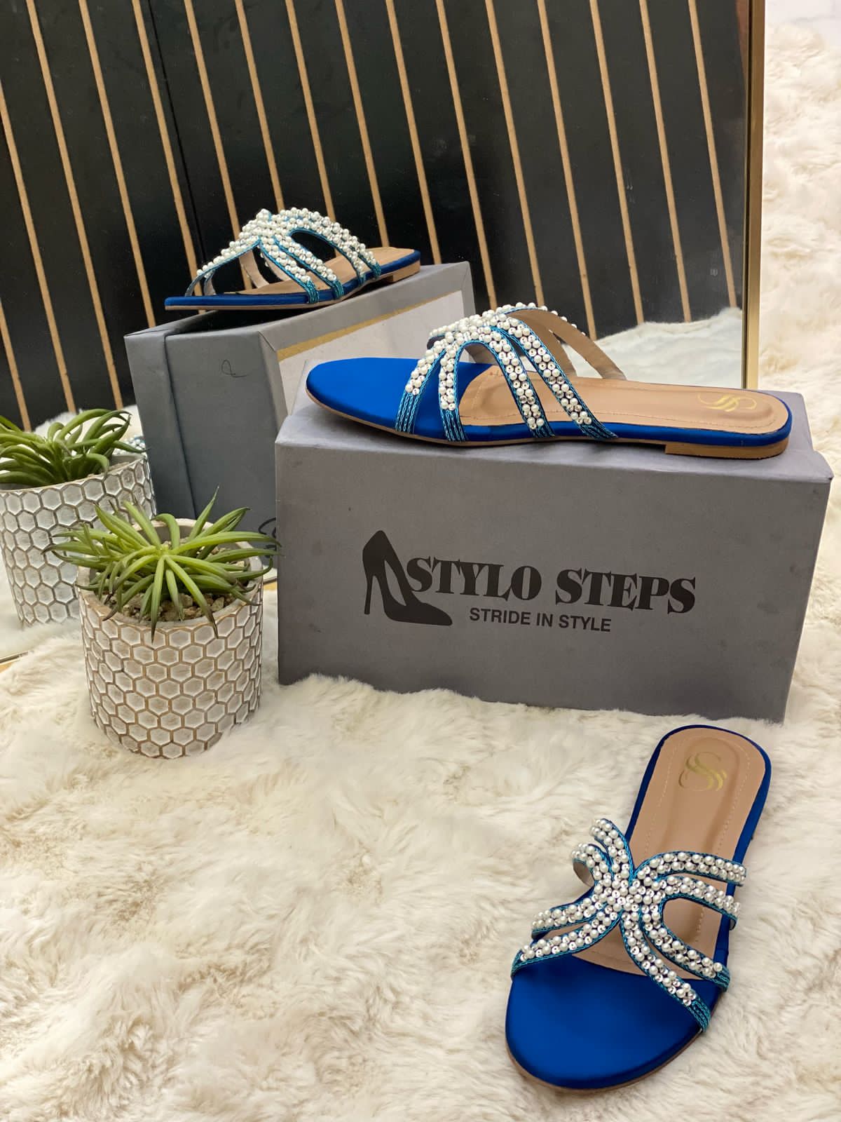 MD Pearl Elegance Flats
