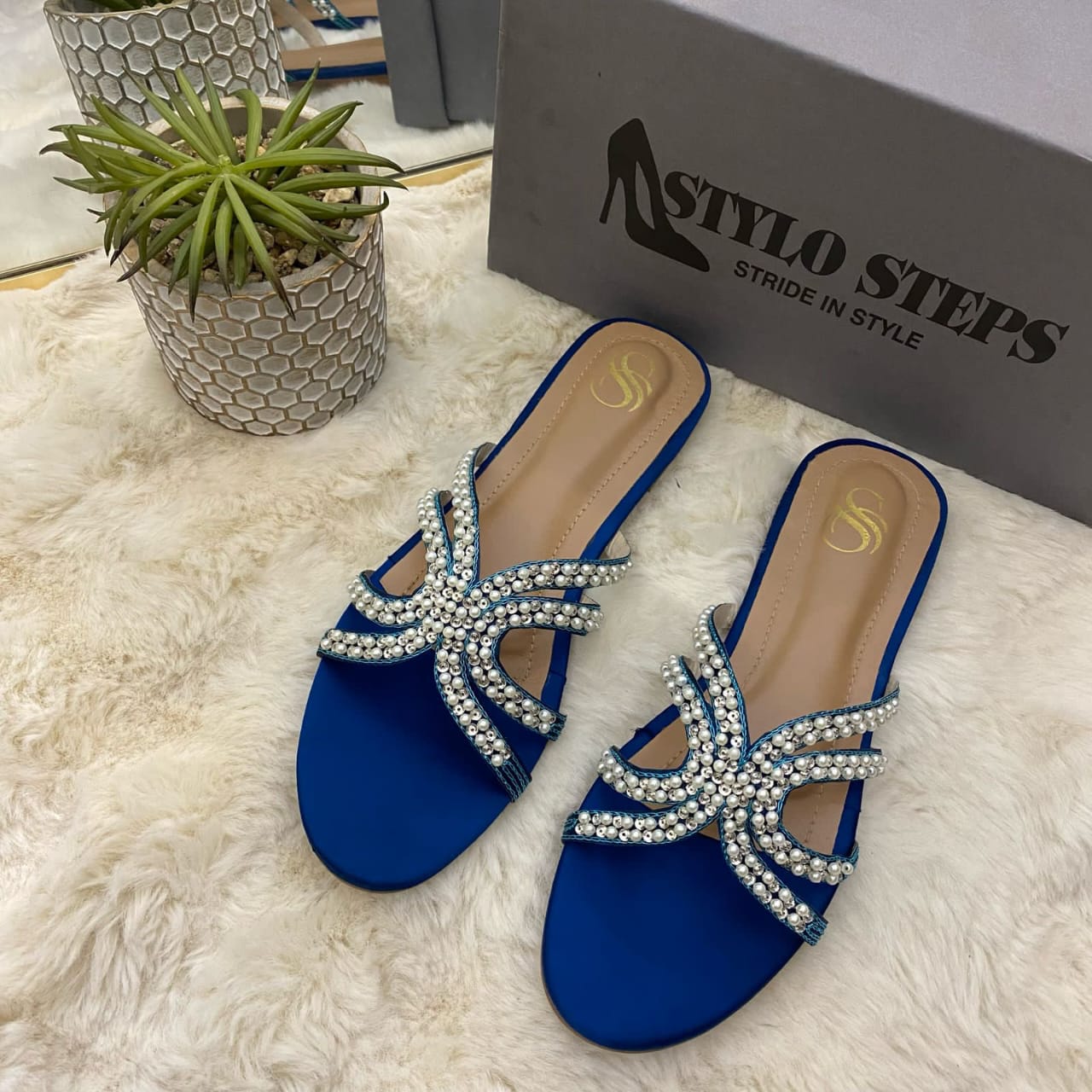MD Pearl Elegance Flats