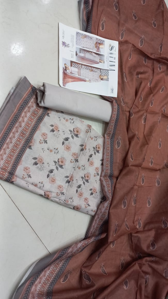 Mix Brand 3 Pcs Lawn Suit