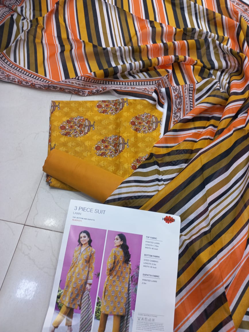 Mix Brand 3 Pcs Lawn Suit