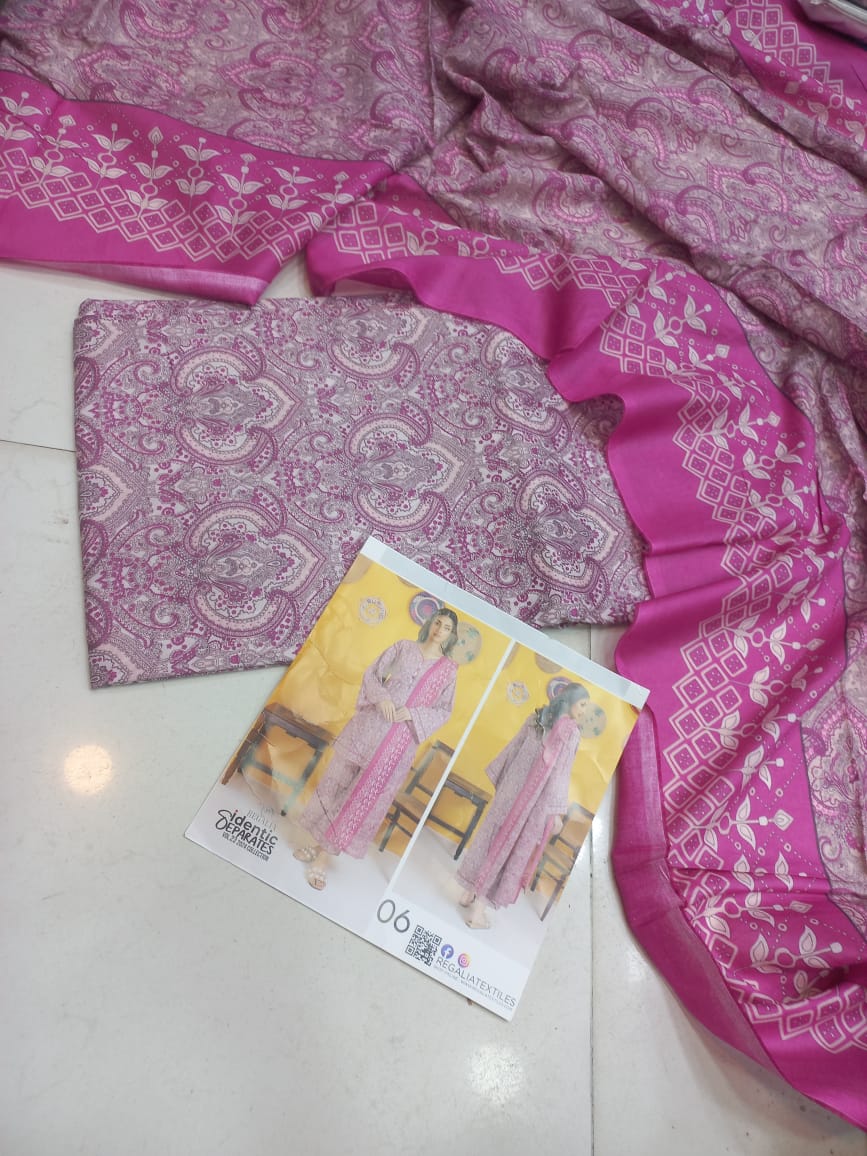 Mix Brand 3 Pcs Lawn Suit