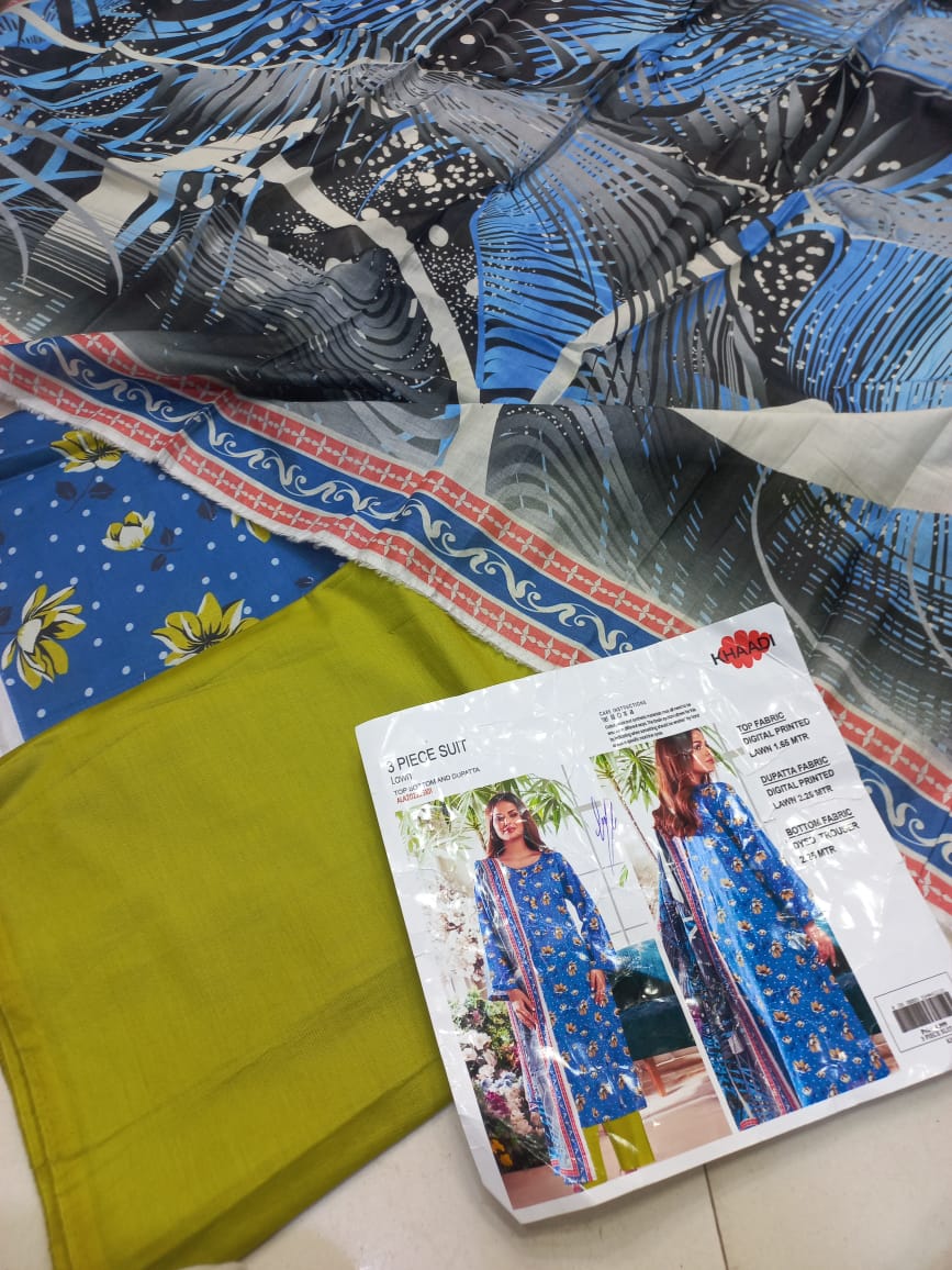 Mix Brand 3 Pcs Lawn Suit