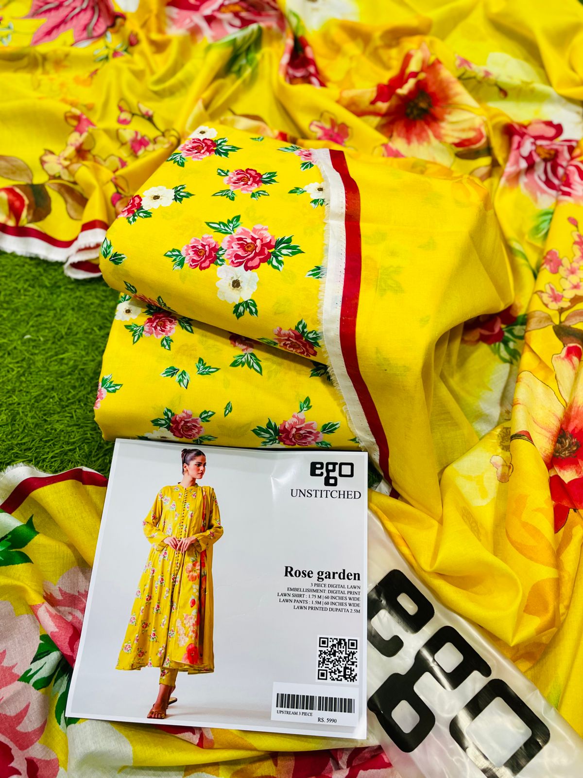 Mix Brand 3 Pcs Lawn Suit