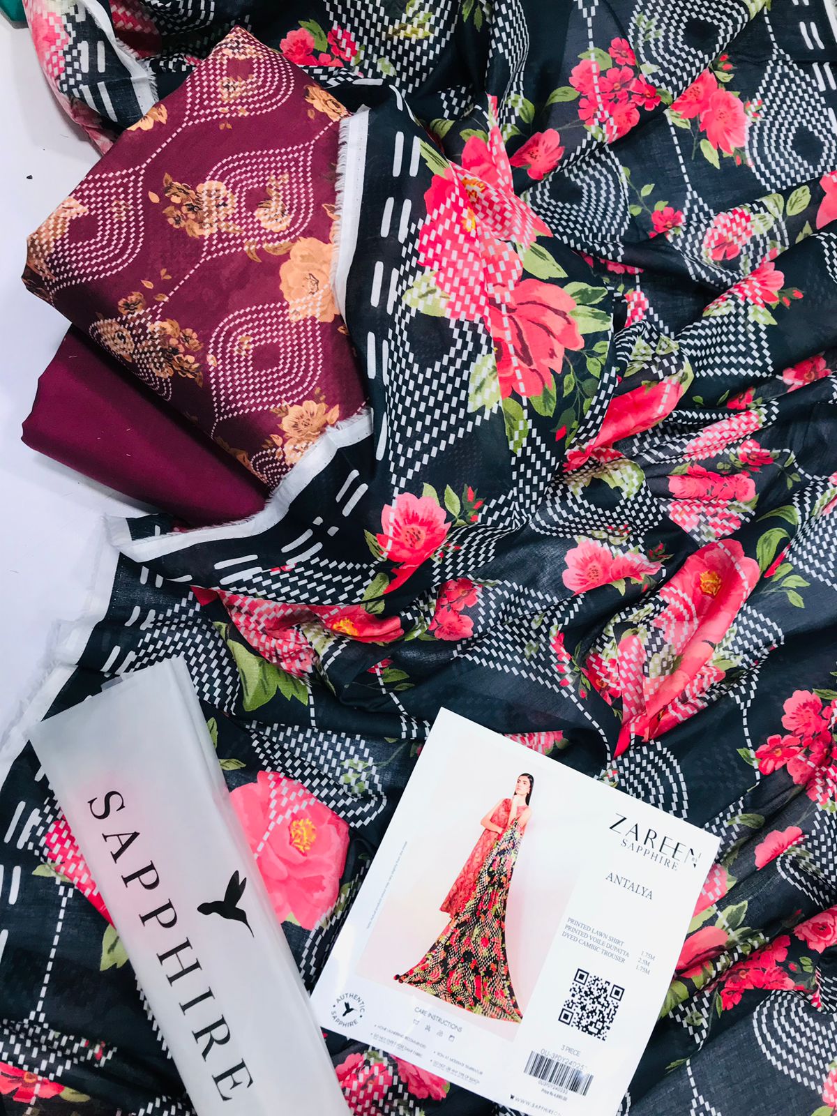 Mix Brand 3 Pcs Lawn Suit