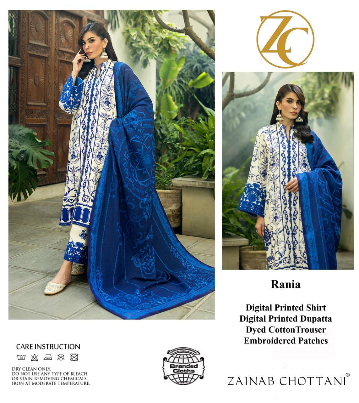 Zainab Chottani Lawn Dupatta