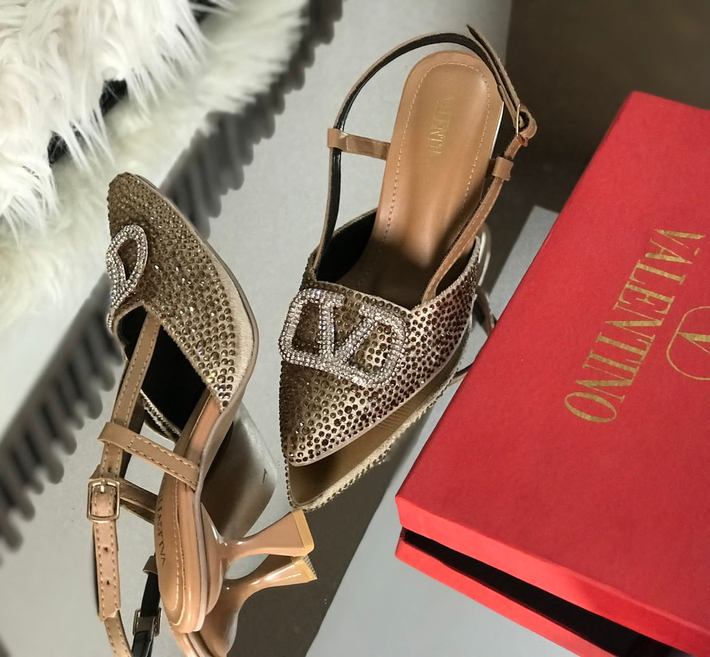 Valentino Stone heels
