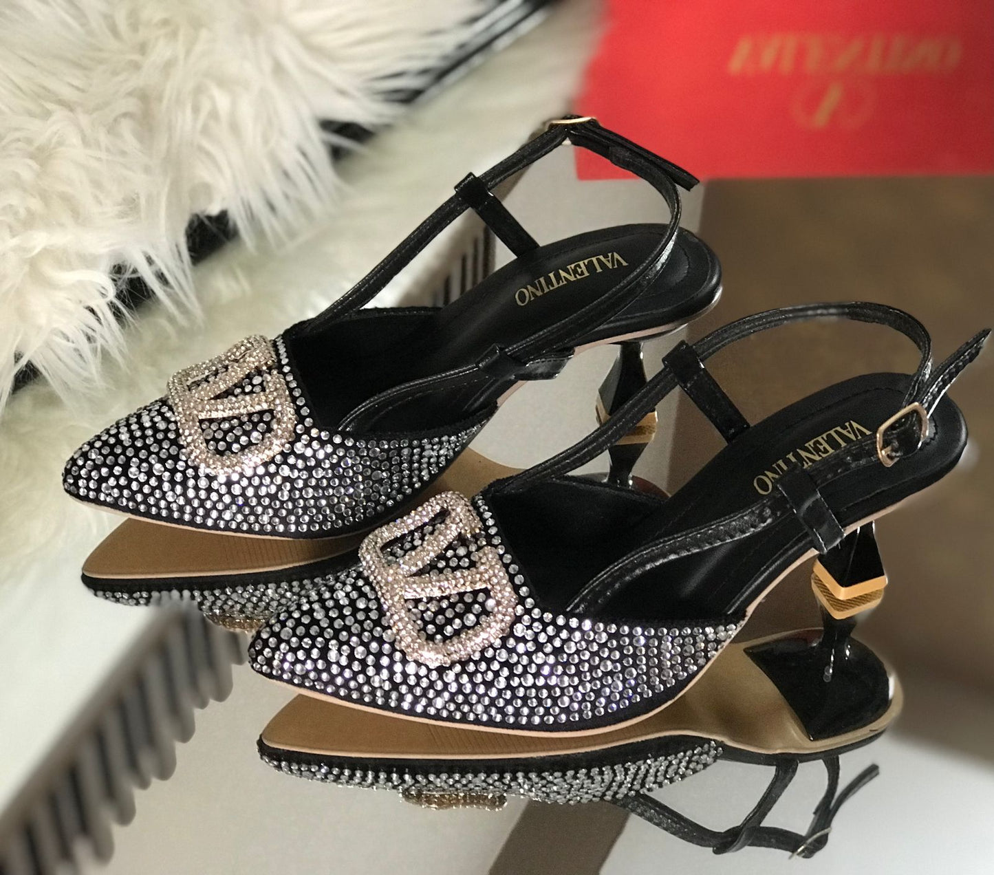 Valentino Stone heels