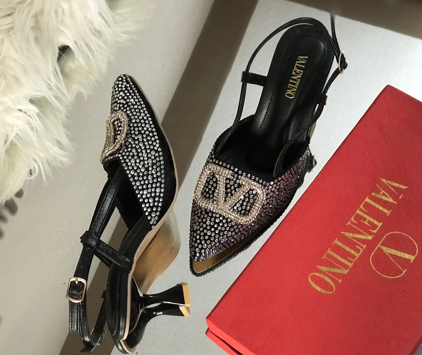 Valentino Stone heels