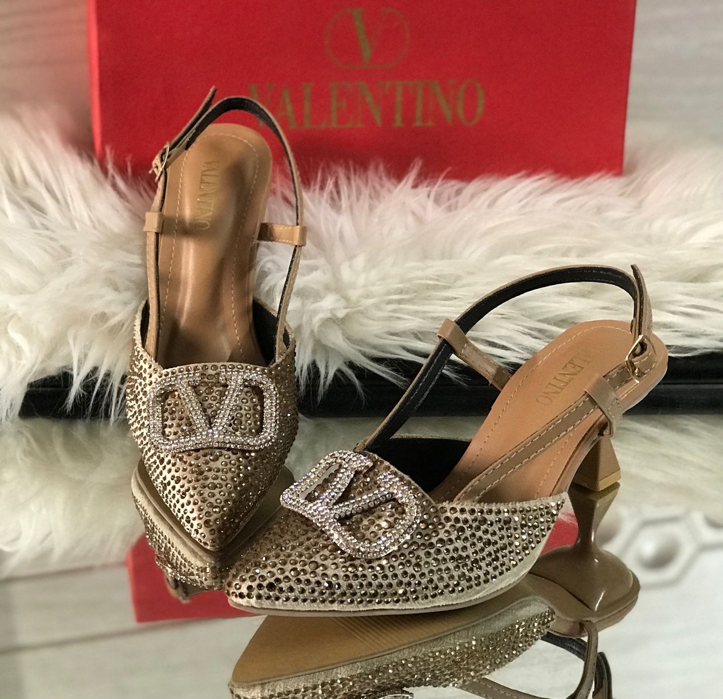 Valentino Stone heels